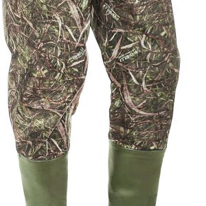 Foxelli Nylon Hip Waders – Waterproof Camo Hip Waders for Men & Women with Boots, Lightweight Wading Hip Boots for Fishing & Hunting